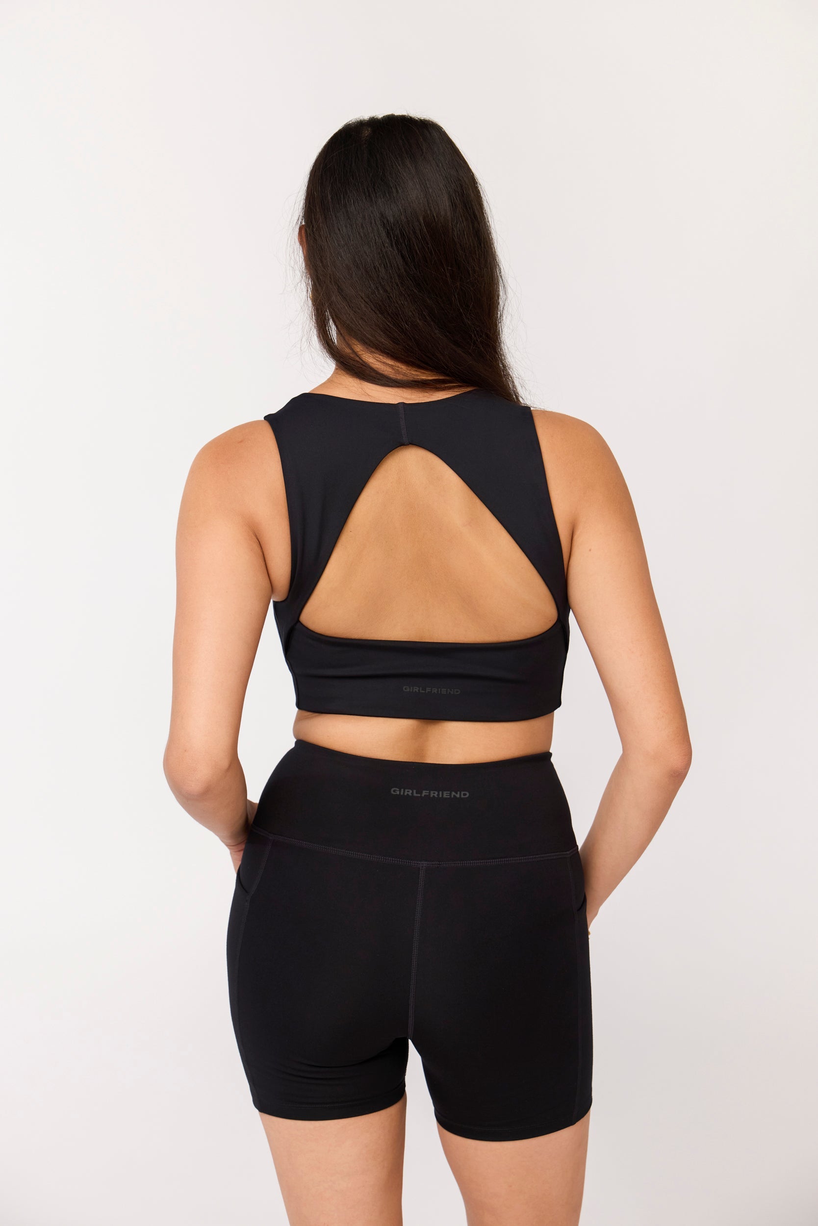 Natalie Seamed Bra, Black