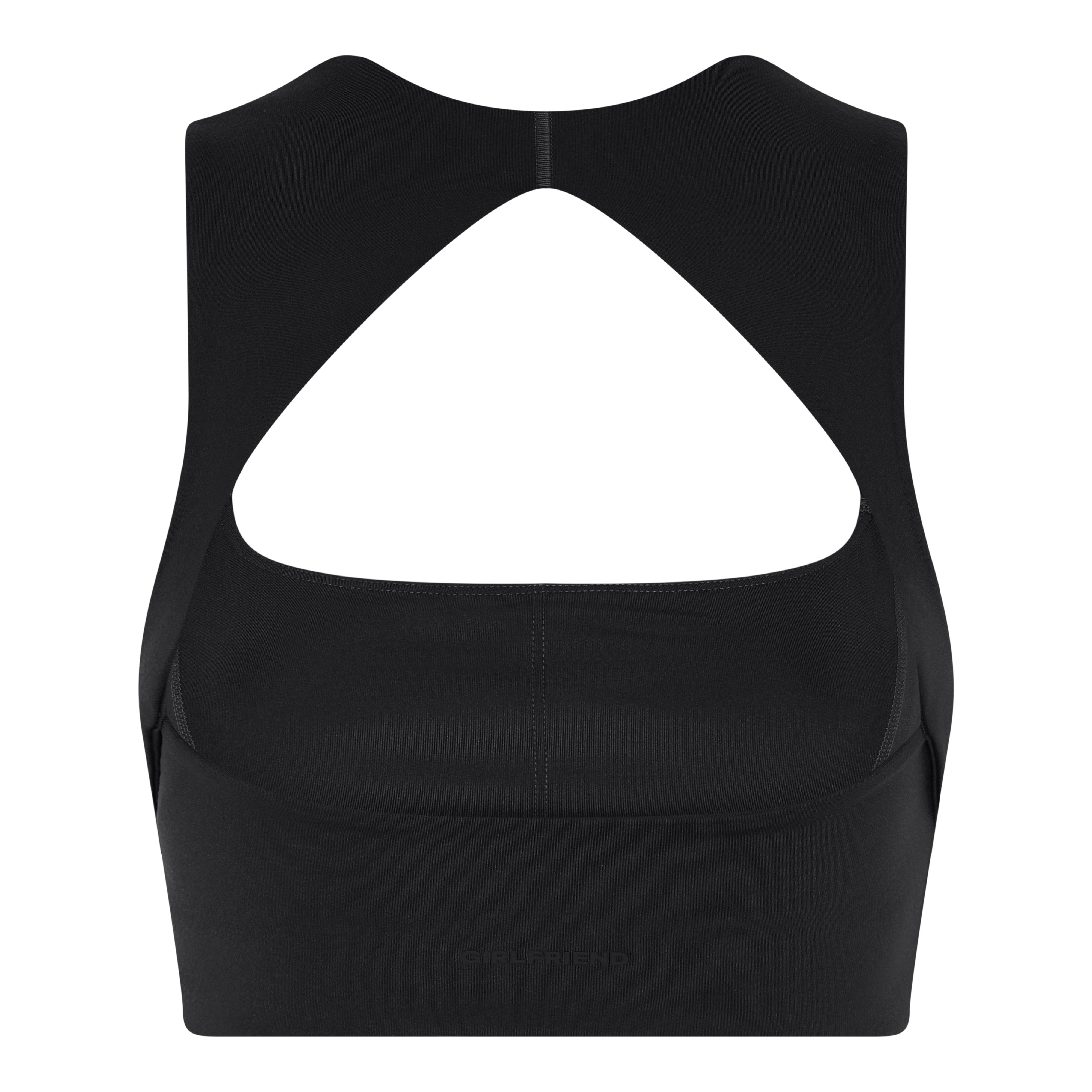 Natalie Seamed Bra, Black