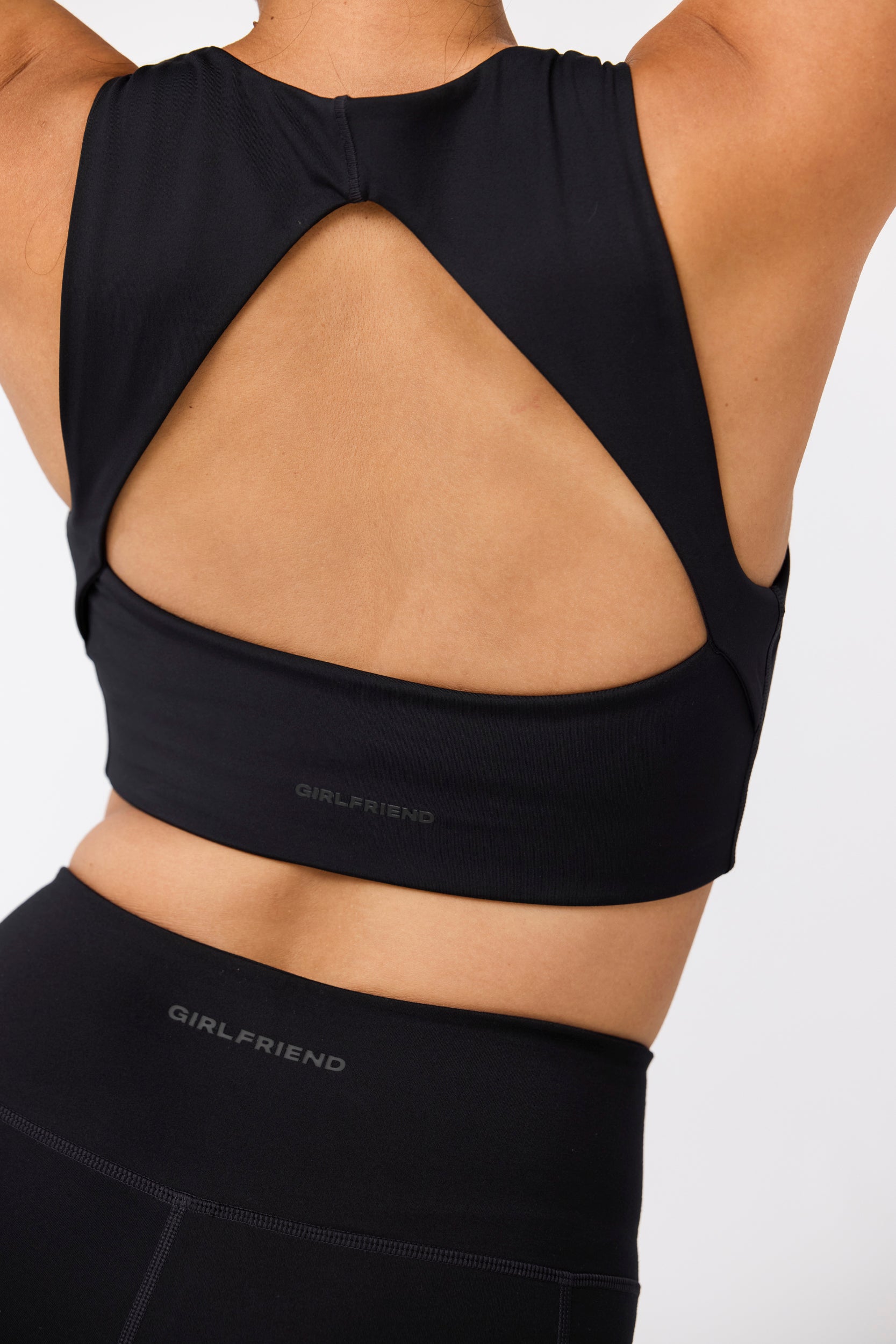 Natalie Seamed Bra, Black