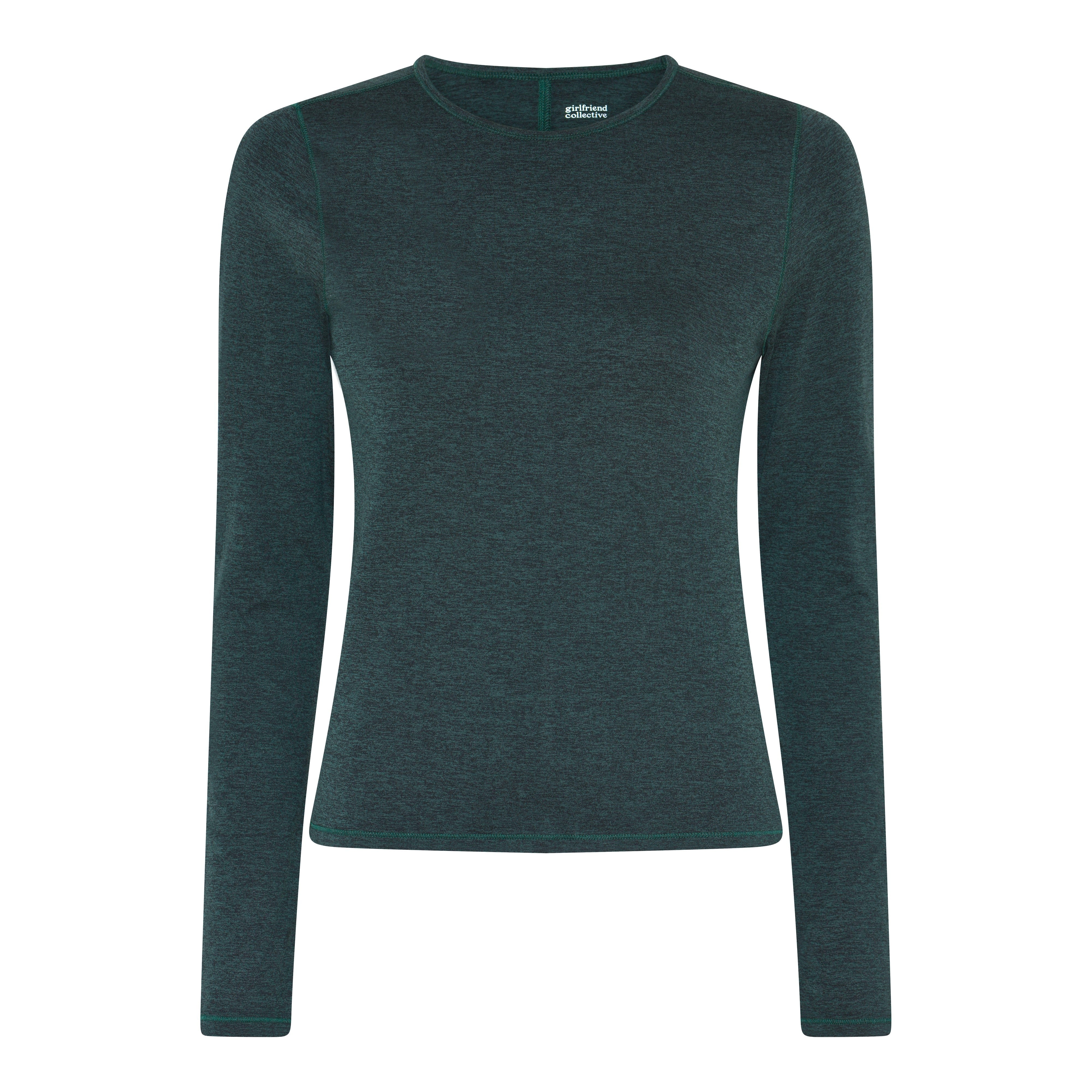 Reset Fitted Long Sleeve Tee, Moss