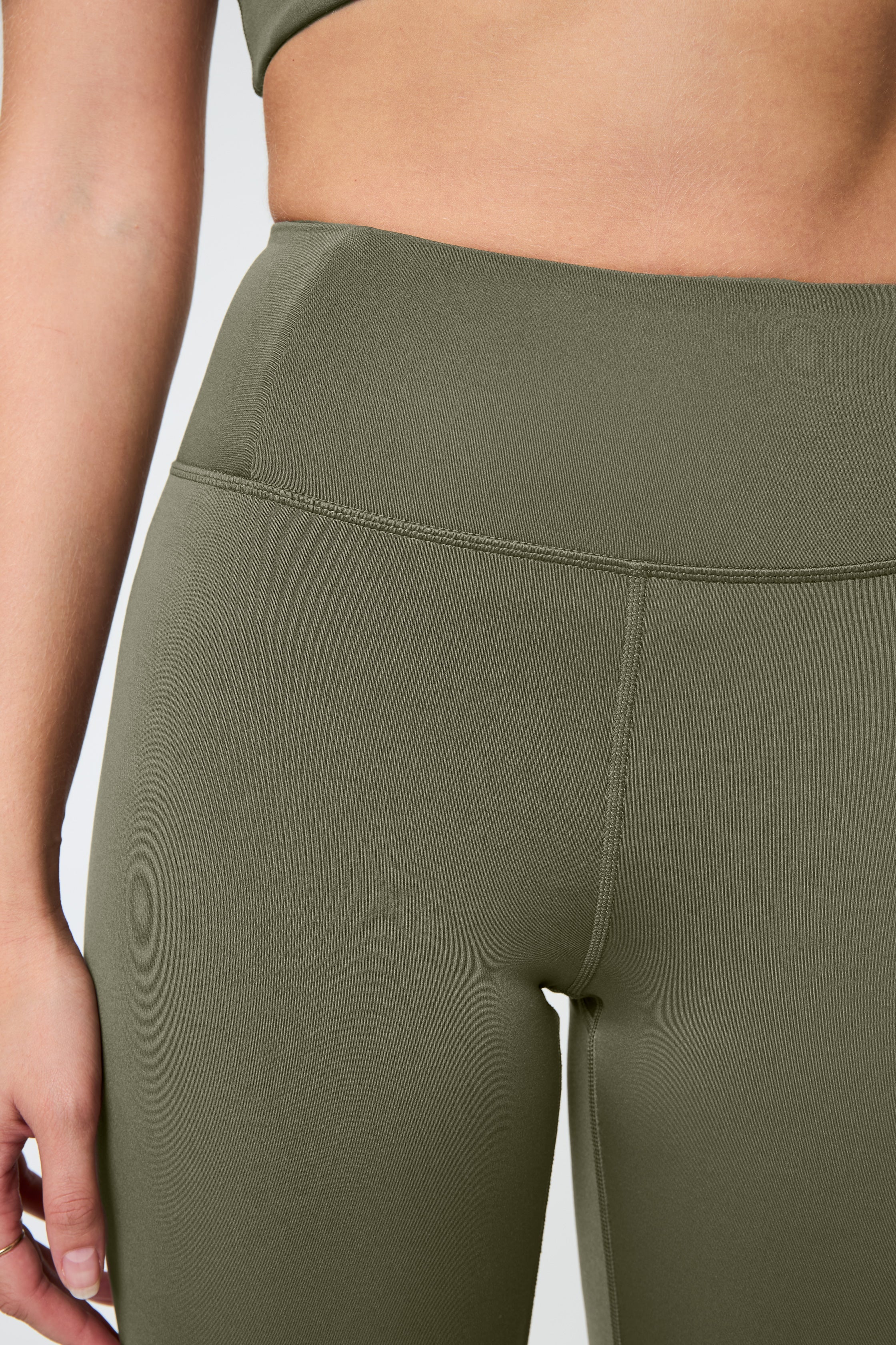 Float High-Rise Legging, Long, Cured Green