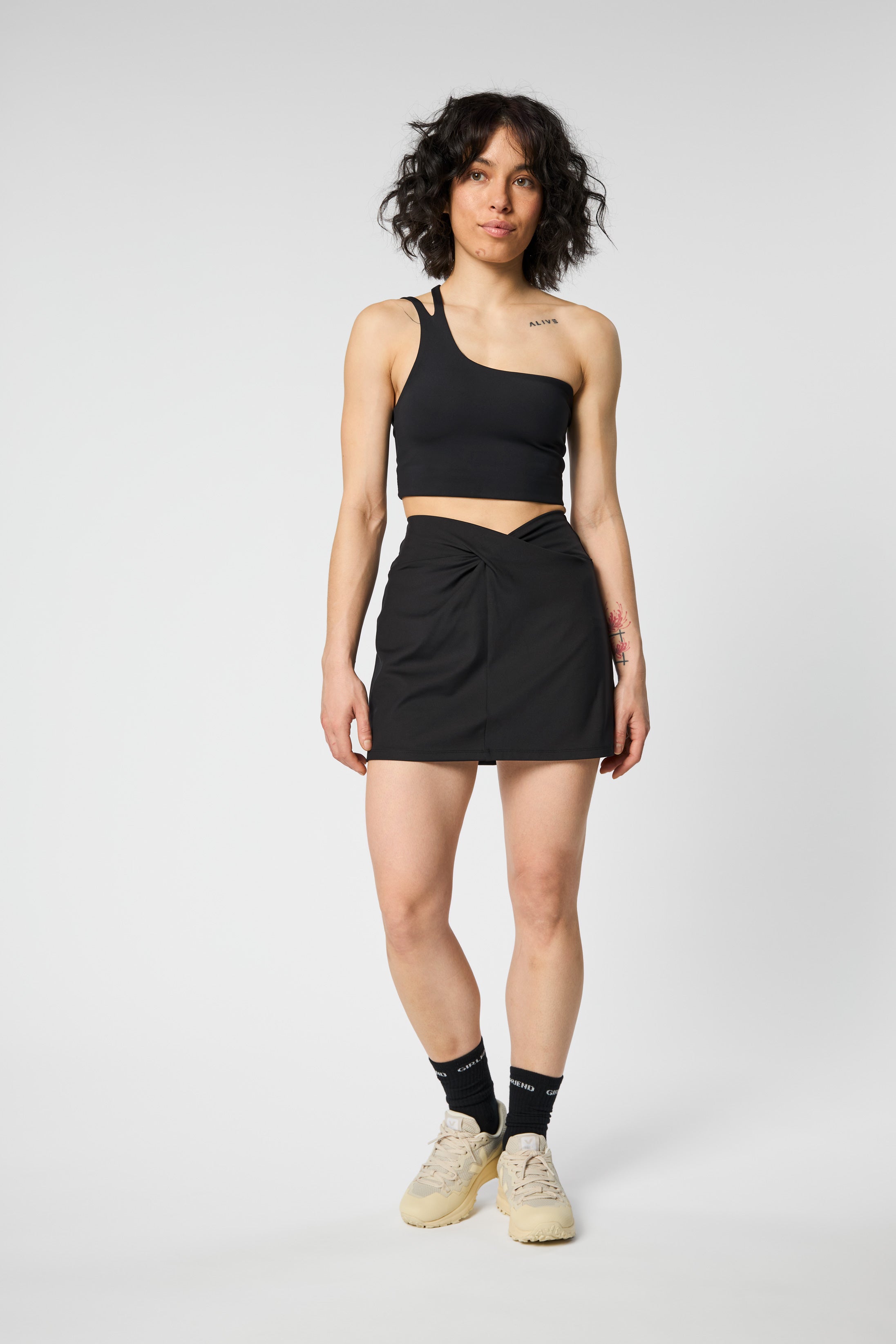 Twist Skort, Black