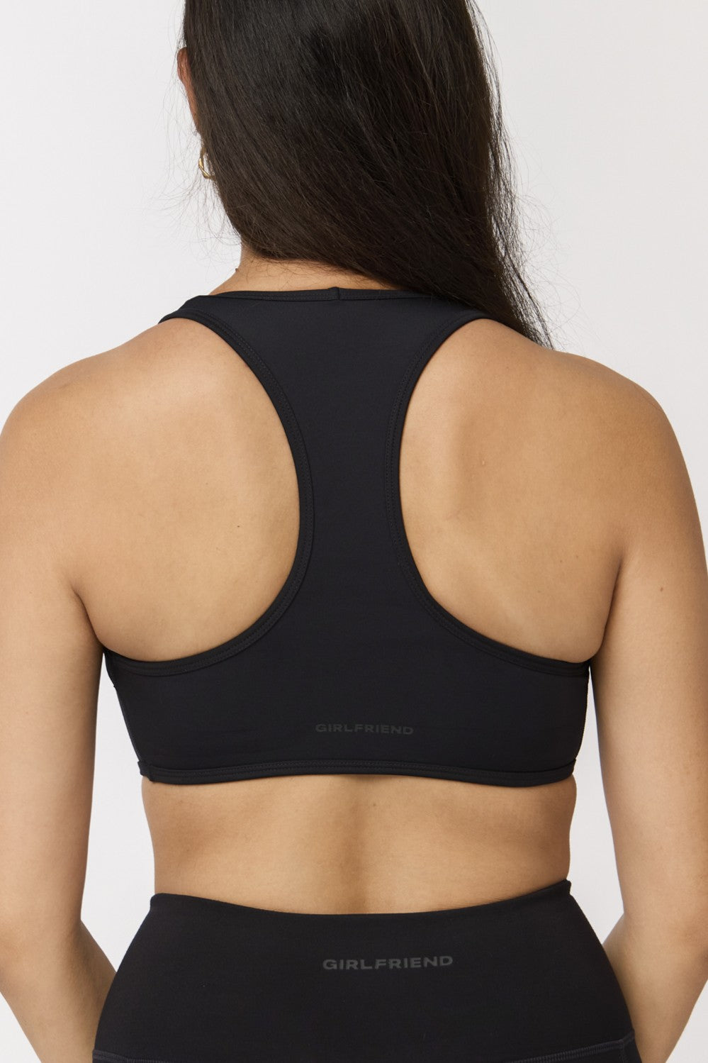 Connie Curved Bra, Black