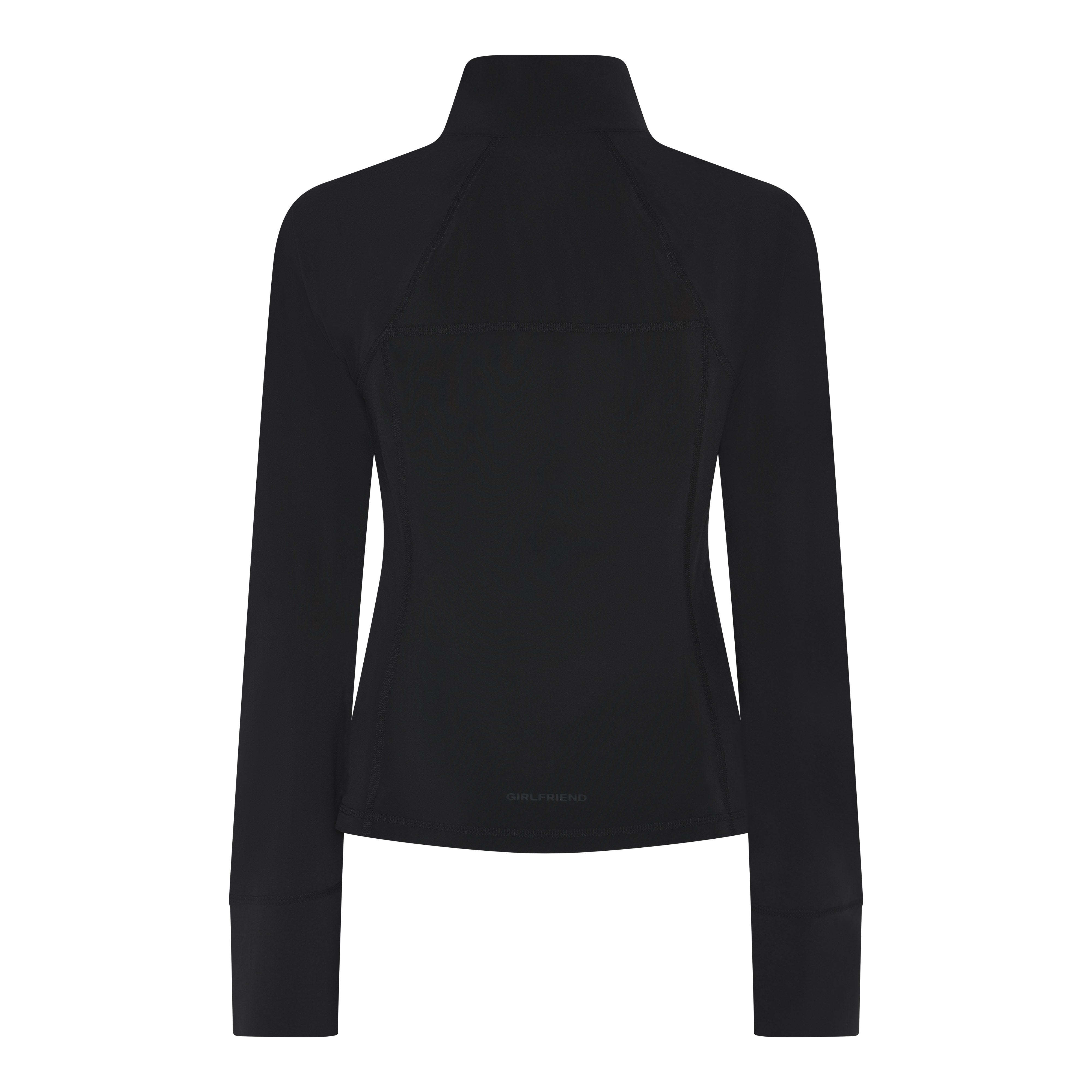 Estrella Fitted Run Jacket, Black