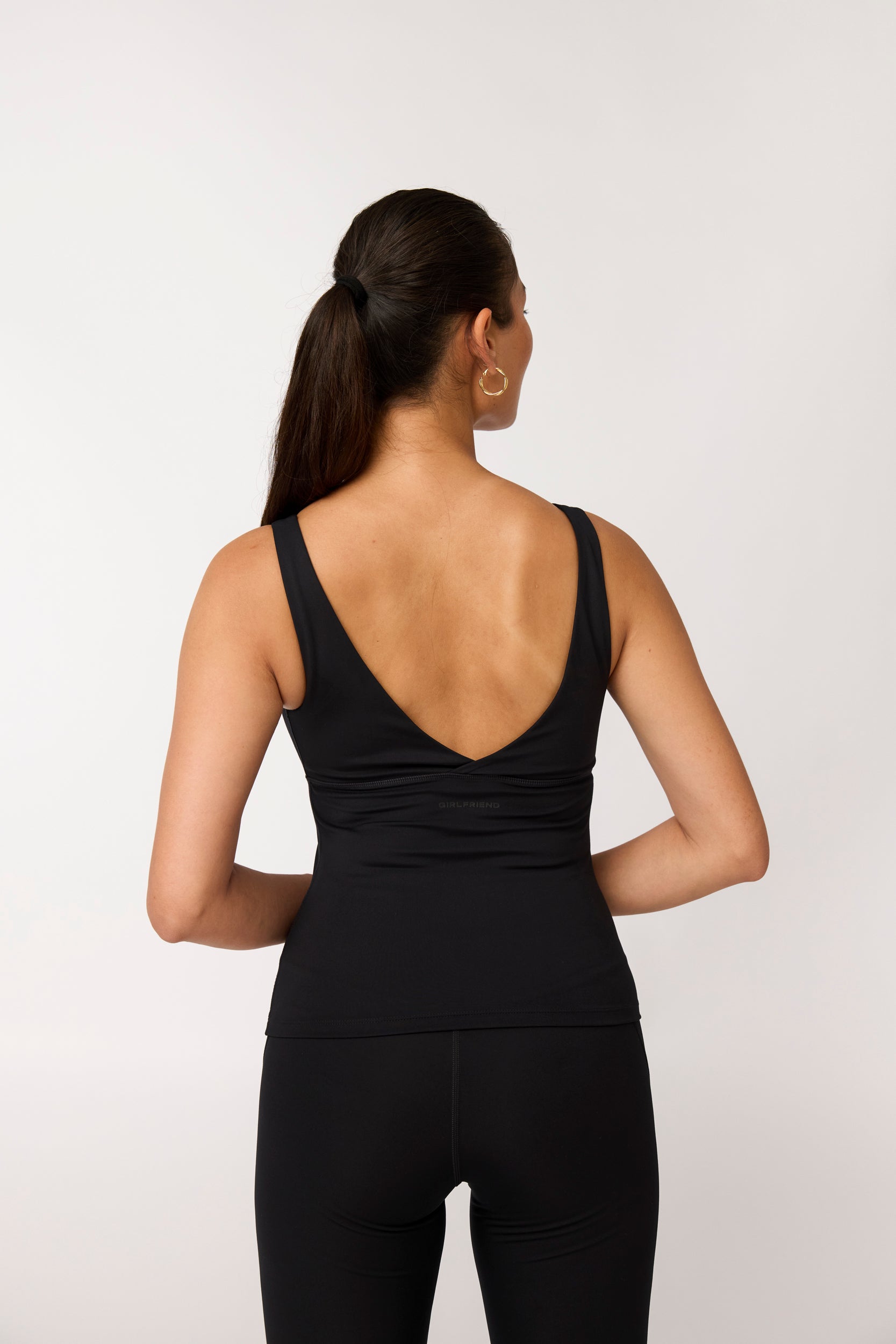 Meredith Bow Tank, Black