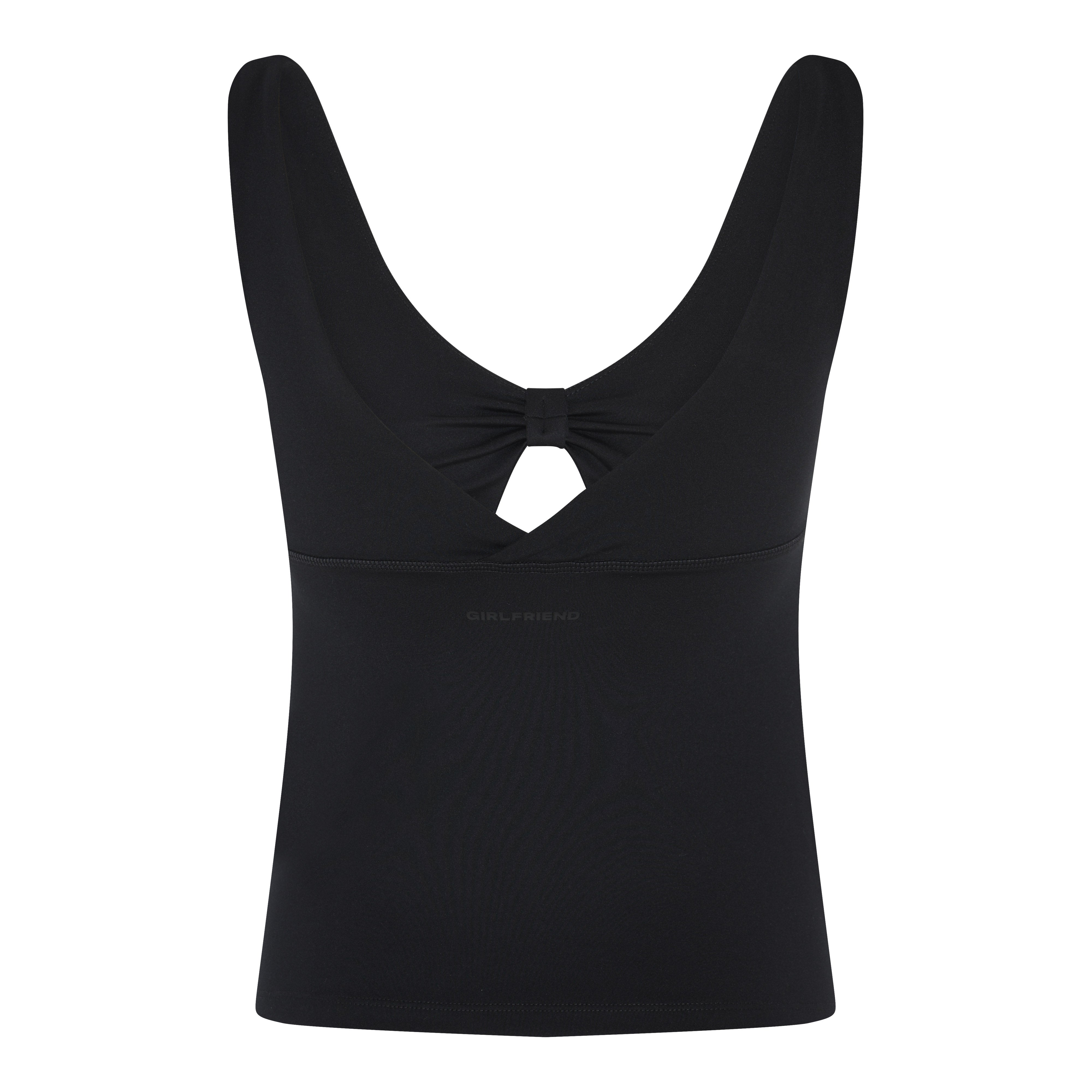 Meredith Bow Tank, Black