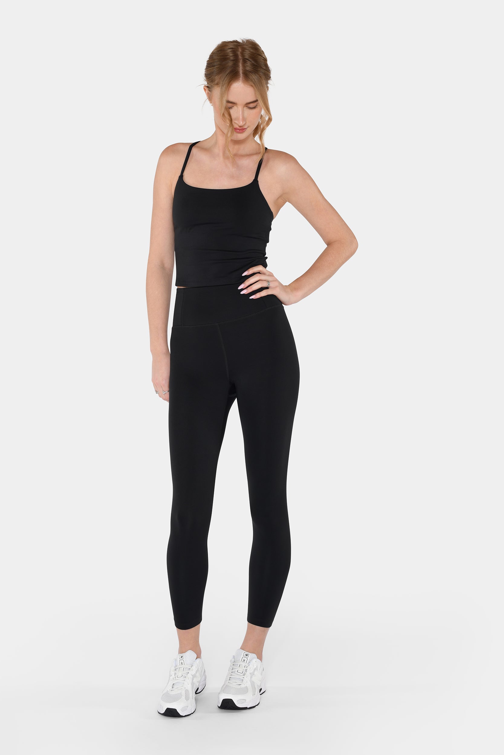 Float High-Rise Legging, 7/8, Black