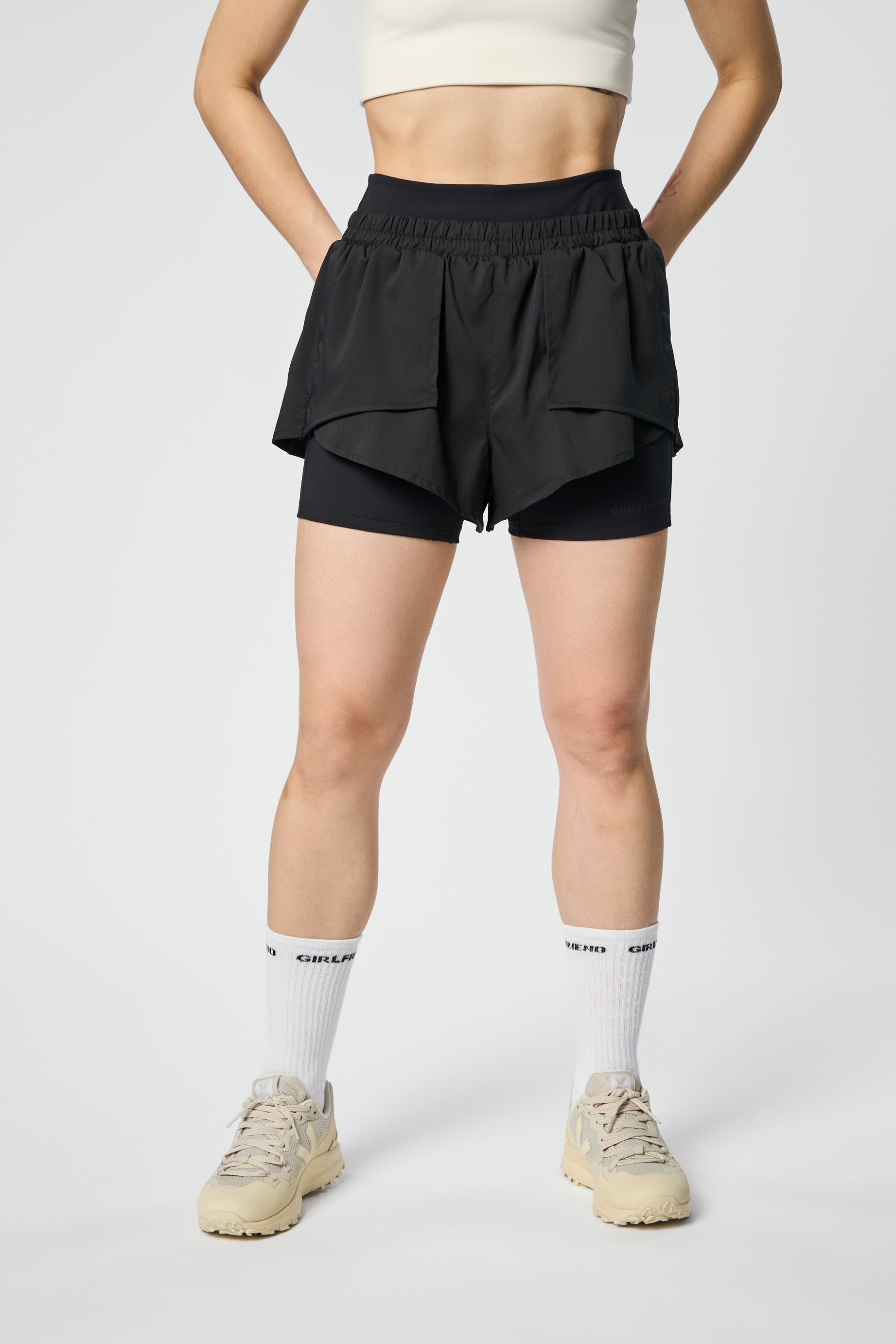Fallon Trail Shorts, Black