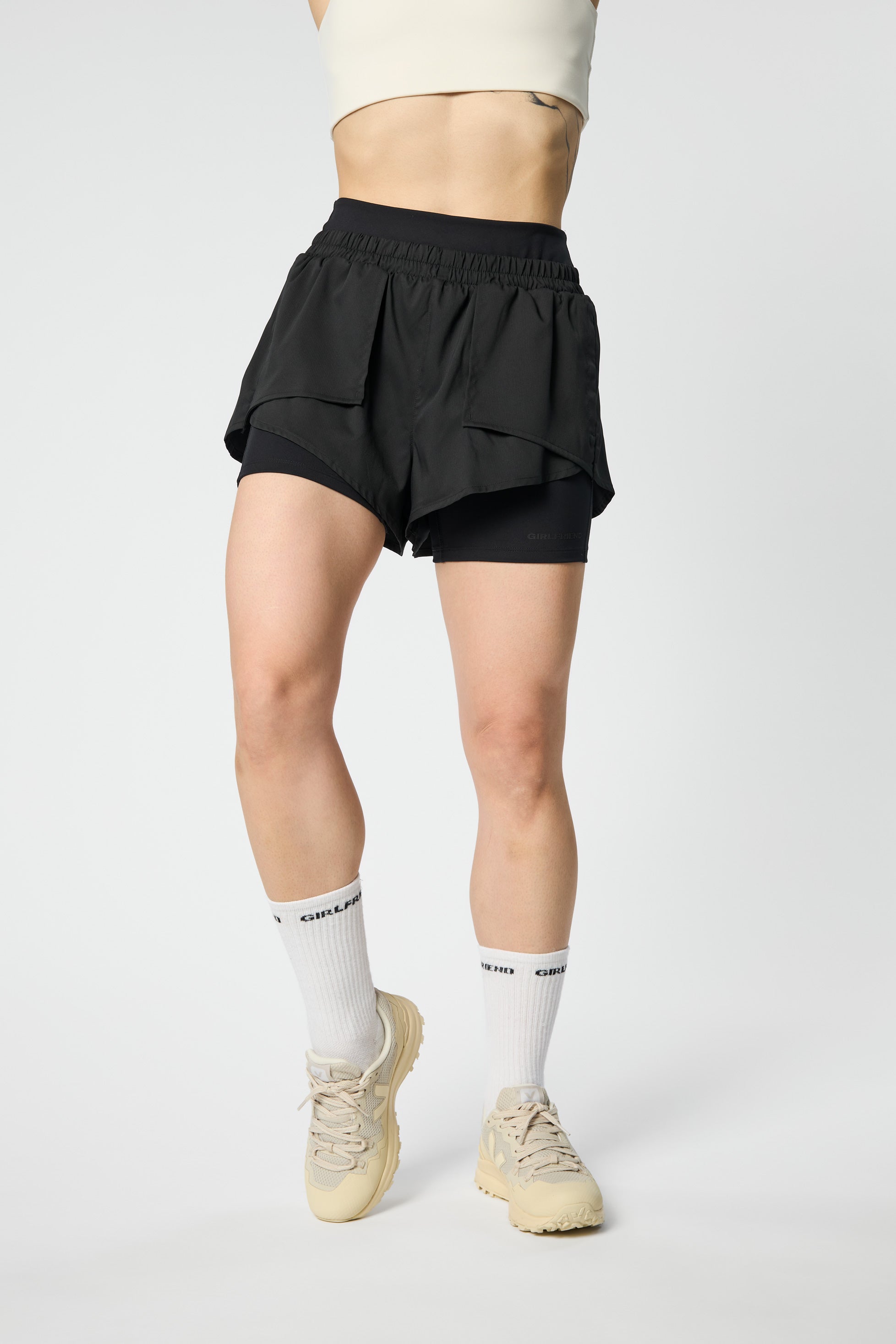 Fallon Trail Shorts, Black