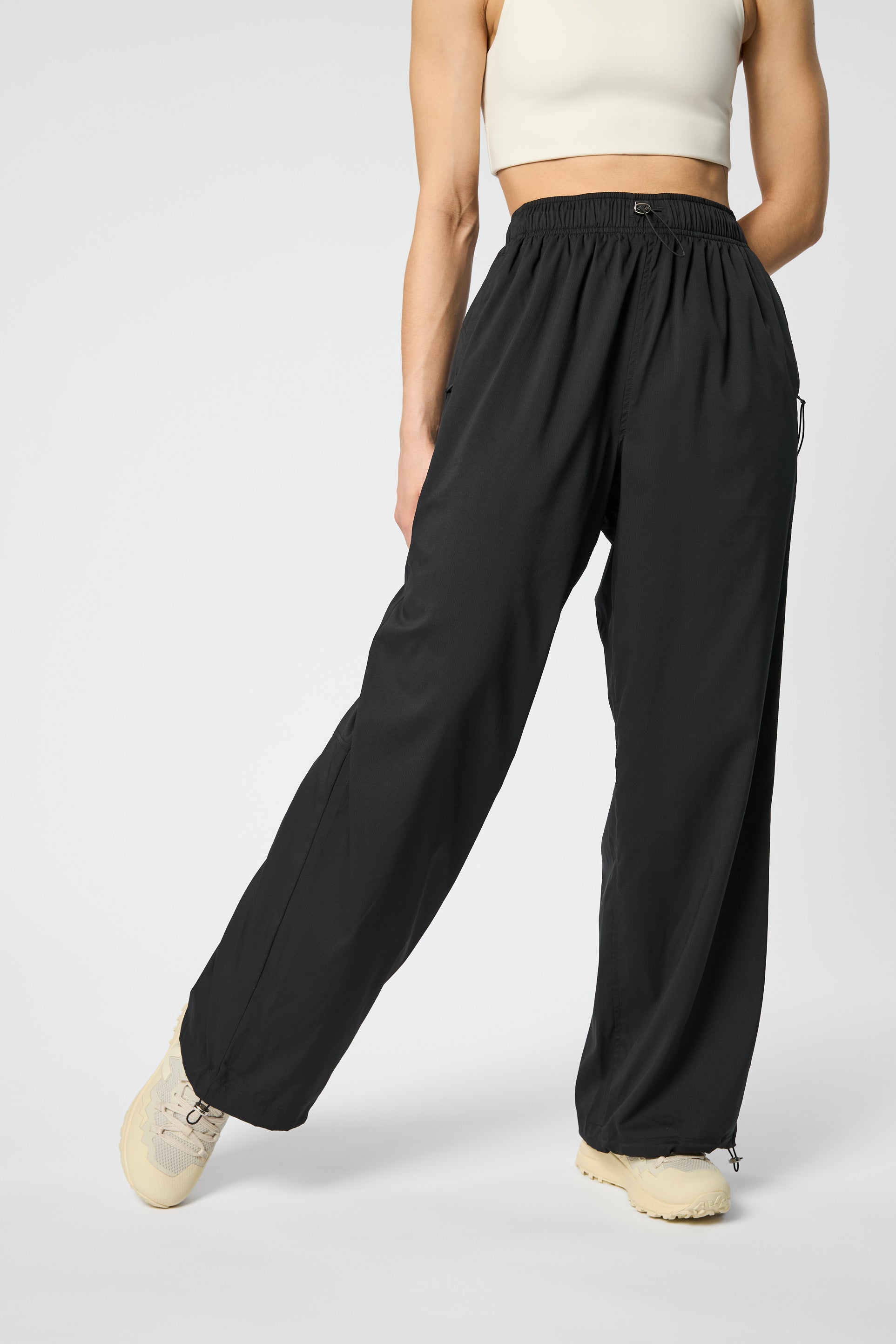 Amy Adjustable Pants, Black