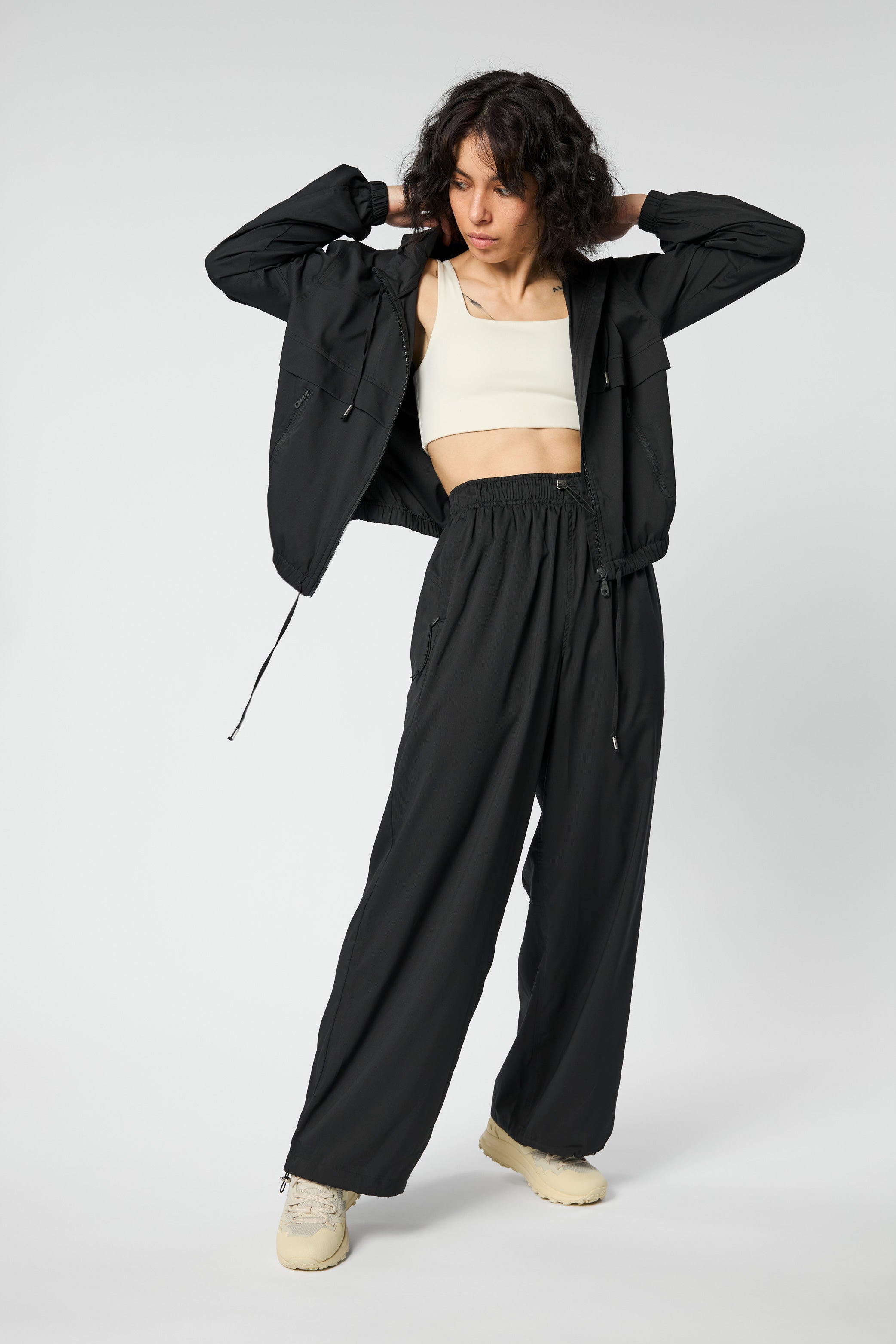 Amy Adjustable Pants, Black